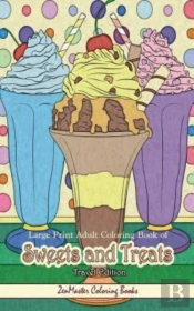 Large Print Adult Coloring Book Of Sweet
