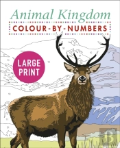 Large Print Animal Kingdom Colour-By-Numbers