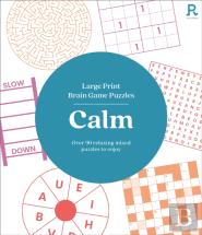 Large Print Brain Game Puzzles - Calm
