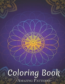 Bertrand.pt - Large Print Coloring Book Easy Flower Patterns And More