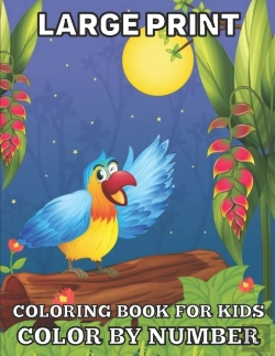 Bertrand.pt - Large Print Coloring Book For Kids Color By Number