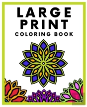 Large Print Coloring Book