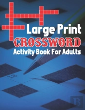 Large Print Crossword Activity Book For Adults