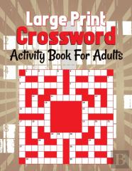 Large Print Crossword Activity Book For Adults