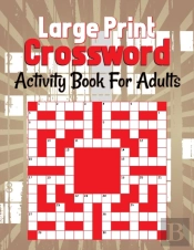 Large Print Crossword Activity Book For Adults