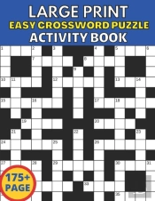 Large Print Crossword Puzzle Activity Book