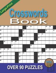 Large-Print Crosswords Book