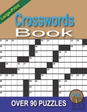 Large-Print Crosswords Book