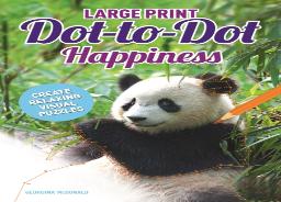 Large Print Dot-To-Dot Happiness
