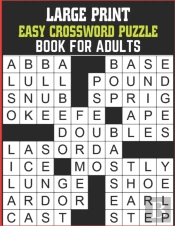 Large Print Easy Crossword Puzzle Book For Adults