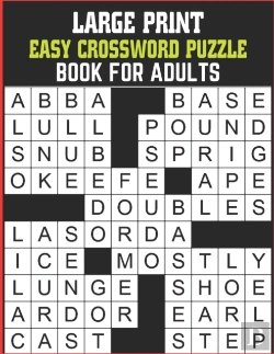 Bertrand.pt - Large Print Easy Crossword Puzzle Book For Adults