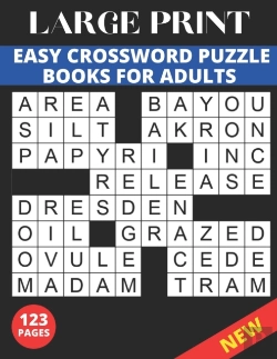 Bertrand.pt - Large Print Easy Crossword Puzzle Book For Adults