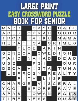 Bertrand.pt - Large Print Easy Crossword Puzzle Book For Senior