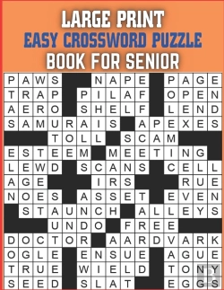 Bertrand.pt - Large Print Easy Crossword Puzzle Book For Senior