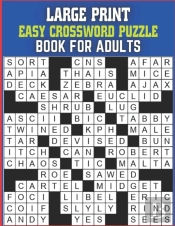 Large Print Easy Crossword Puzzle Book For Senior
