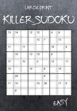 Large Print Easy Killer Sudoku