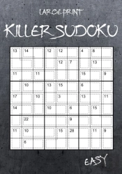 Large Print Easy Killer Sudoku
