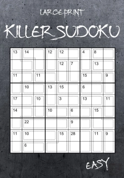 Bertrand.pt - Large Print Easy Killer Sudoku