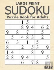Large Print Easy Sudoku Puzzle Book For Adults