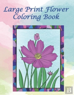 Bertrand.pt - Large Print Flower Coloring Book