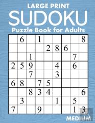 Large Print Medium Sudoku Puzzle Book For Adults
