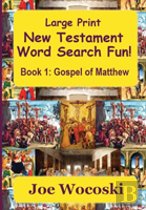 Large Print New Testament Word Search Fun Book 1