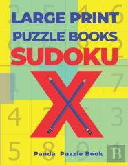 Large Print Puzzle Books Sudoku X