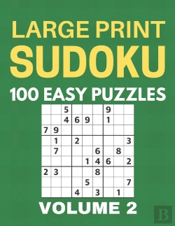 Bertrand.pt - Large Print Sudoku - 100 Easy Puzzles - Volume 2 - One Puzzle Per Page - Puzzle Book For Adults