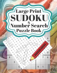 Large Print Sudoku And Number Search Puzzle Book