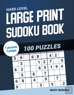Bertrand.pt - Large Print Sudoku Book Hard Level 100 Puzzles