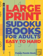 Large Print Sudoku Books For Adults Easy To Hard