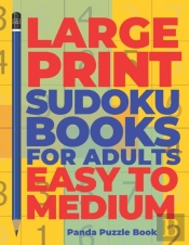 Large Print Sudoku Books For Adults Easy To Medium