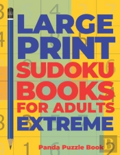 Large Print Sudoku Books For Adults Extreme