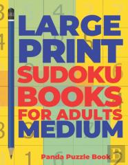 Large Print Sudoku Books For Adults Medium