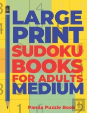 Large Print Sudoku Books For Adults Medium