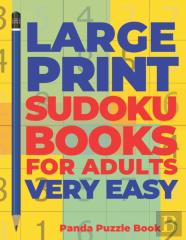 Large Print Sudoku Books For Adults Very Easy