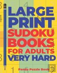 Large Print Sudoku Books For Adults Very Hard
