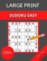 Large Print Sudoku Easy 200+ Puzzles