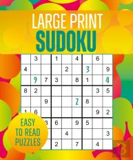 Large Print Sudoku