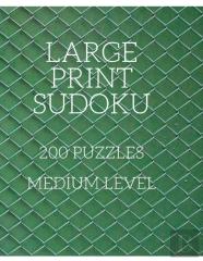 Large Print Sudoku