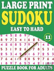 Large Print Sudoku Puzzle Book For Adults 11
