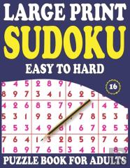 Large Print Sudoku Puzzle Book For Adults 16