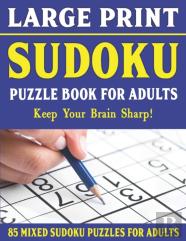 Large Print Sudoku Puzzle Book For Adults