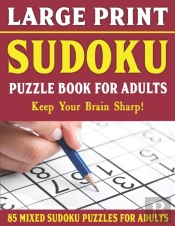 Large Print Sudoku Puzzle Book For Adults