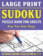 Large Print Sudoku Puzzle Book For Adults