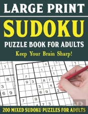 Large Print Sudoku Puzzle Book For Adults