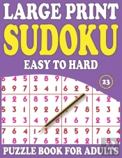 Large Print Sudoku Puzzle Book For Adults