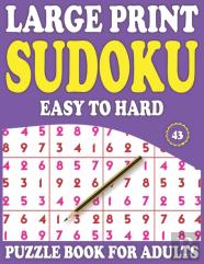 Large Print Sudoku Puzzle Book For Adults
