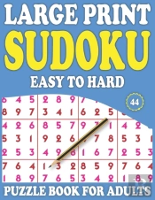 Large Print Sudoku Puzzle Book For Adults