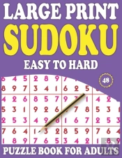 Large Print Sudoku Puzzle Book For Adults